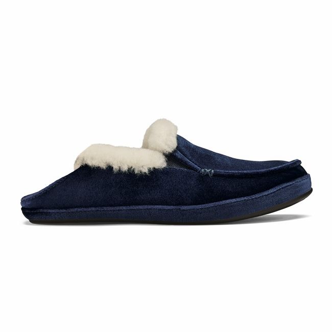 Zapatos Olukai Ku‘una Lānui - Pantuflas Mujer Azules 20592-468